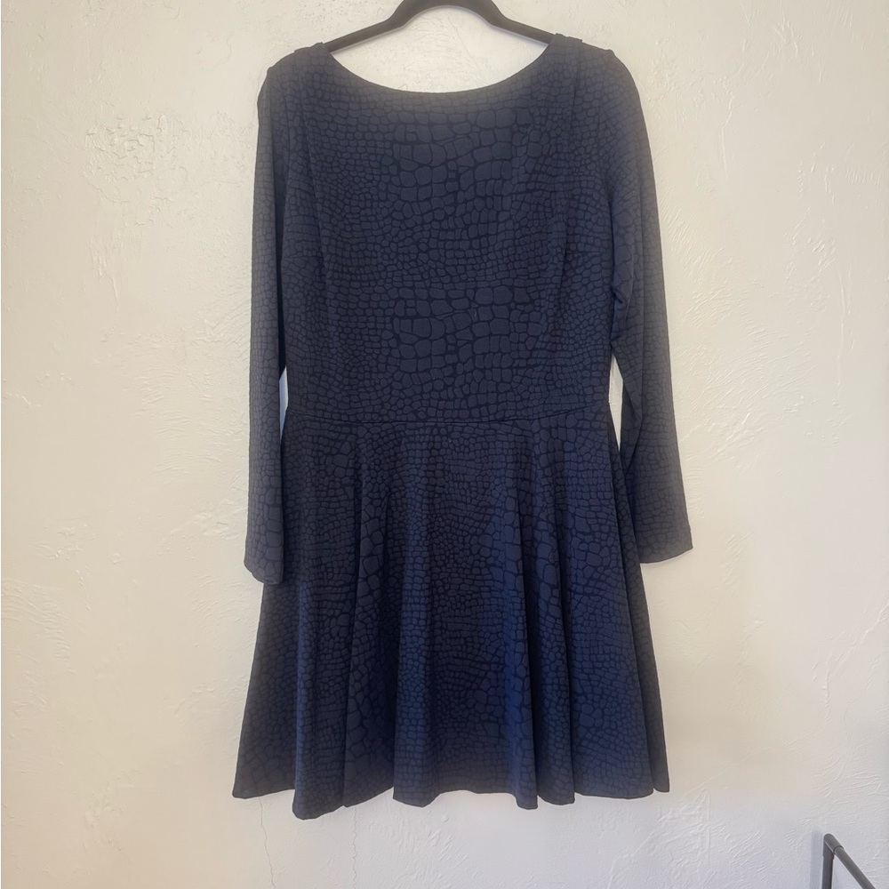 Nordstrom Black Textured Dress